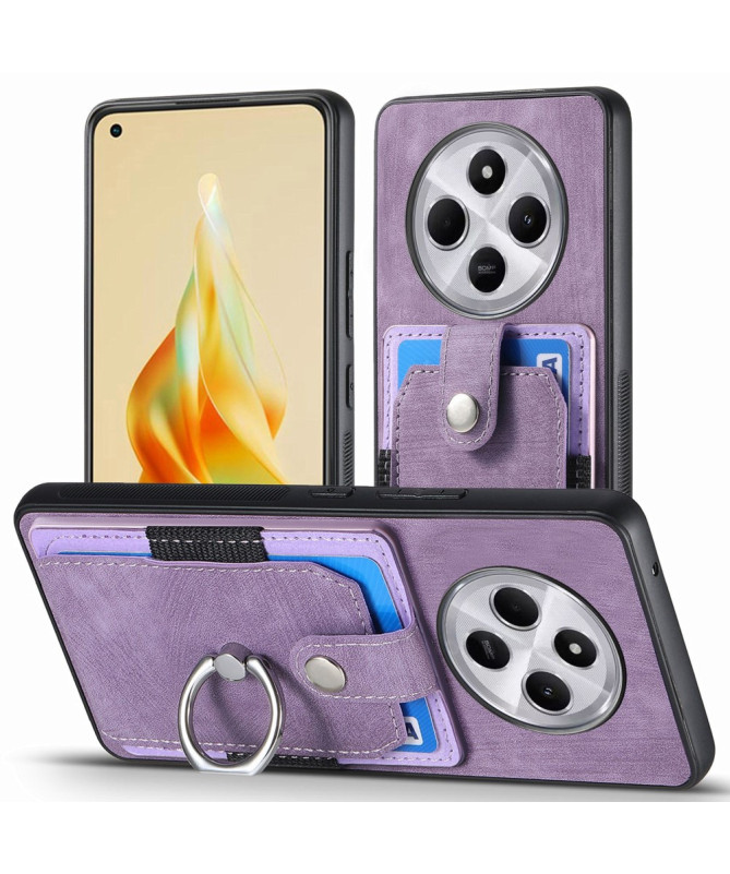 CARTINO - Coque Xiaomi Redmi 14C / Poco C75 avec Fentes et Anneau