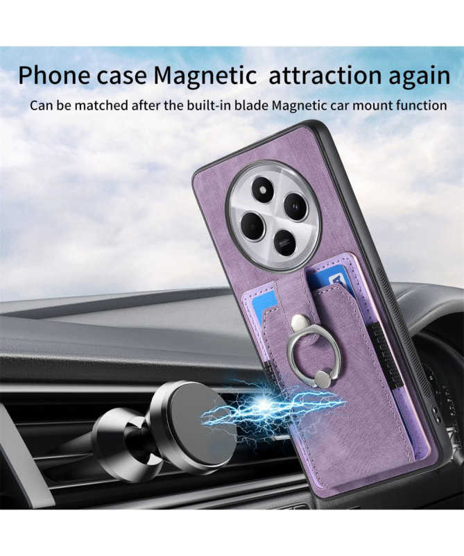 CARTINO - Coque Xiaomi Redmi 14C / Poco C75 avec Fentes et Anneau