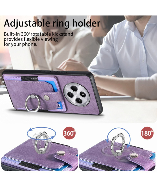 CARTINO - Coque Xiaomi Redmi 14C / Poco C75 avec Fentes et Anneau