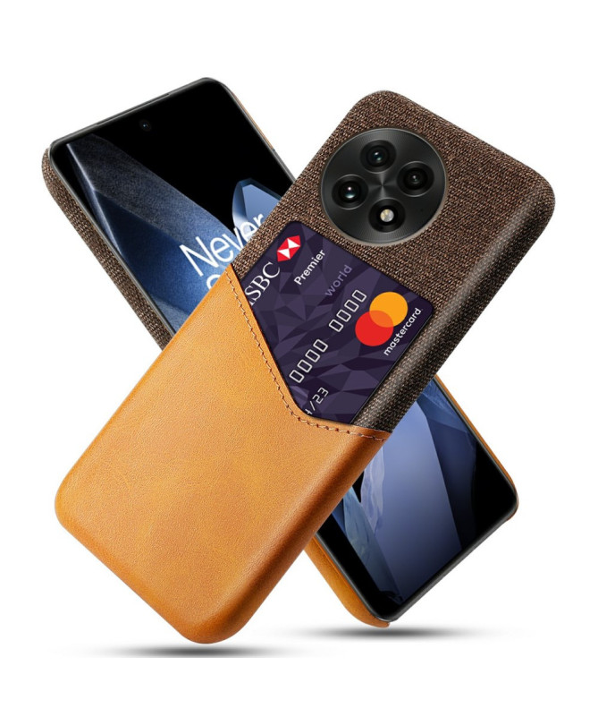 TÄCKA - Coque OnePlus 13 Texture Tissu et Porte-carte