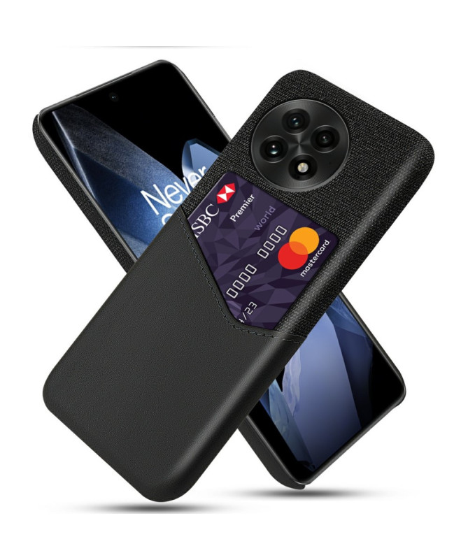 TÄCKA - Coque OnePlus 13 Texture Tissu et Porte-carte