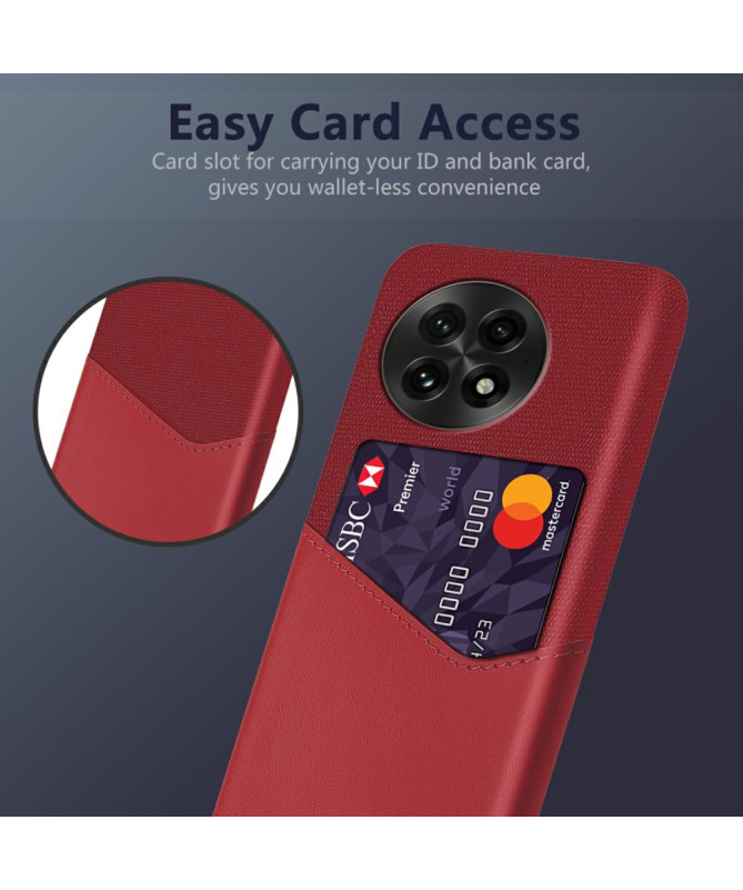 TÄCKA - Coque OnePlus 13 Texture Tissu et Porte-carte