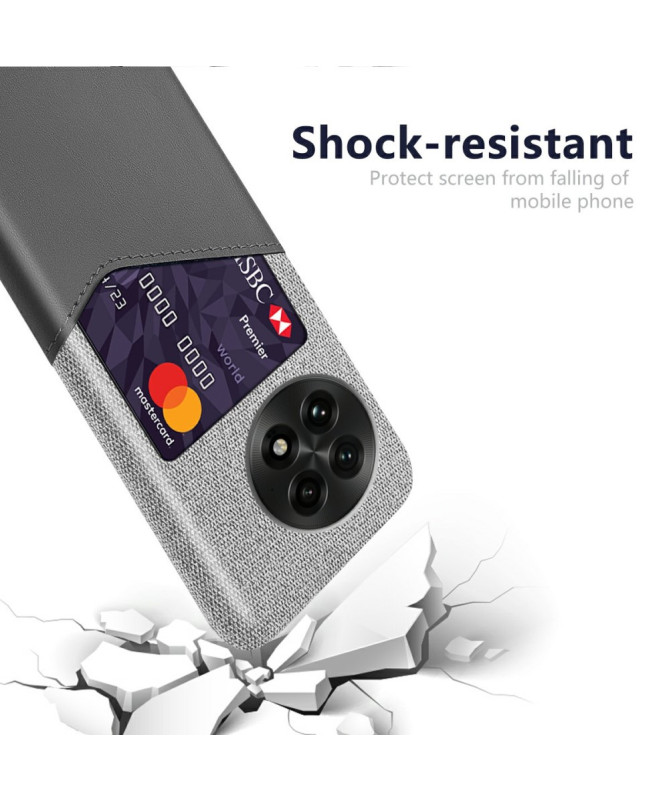 TÄCKA - Coque OnePlus 13 Texture Tissu et Porte-carte