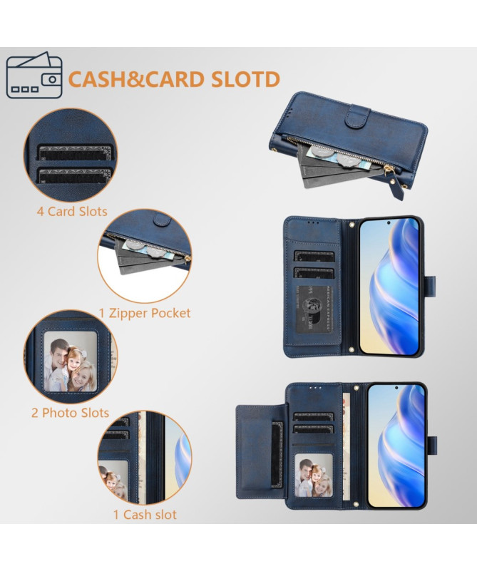 ELEGANTO - Housse OnePlus 13 Portefeuille Multifonction