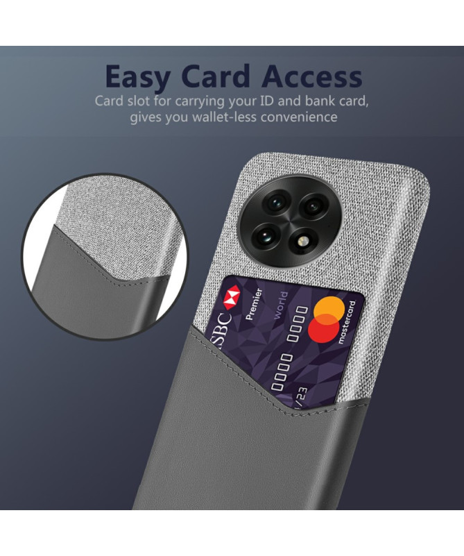 TÄCKA - Coque OnePlus 13 Texture Tissu et Porte-carte