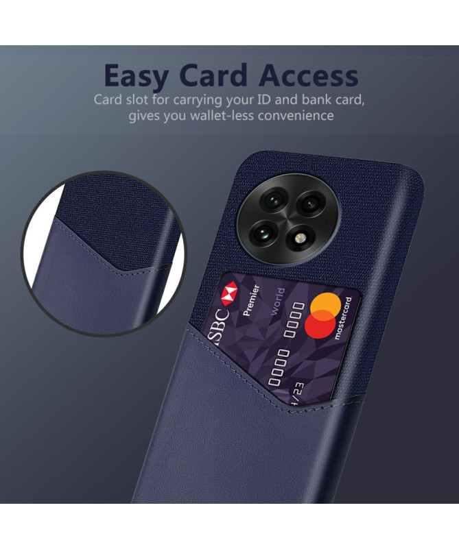 TÄCKA - Coque OnePlus 13 Texture Tissu et Porte-carte