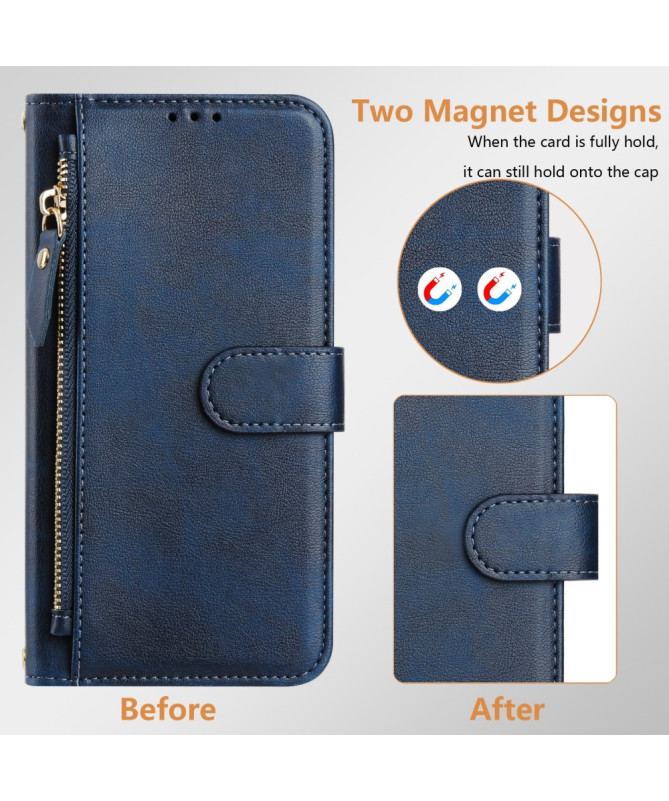 ELEGANTO - Housse OnePlus 13 Portefeuille Multifonction