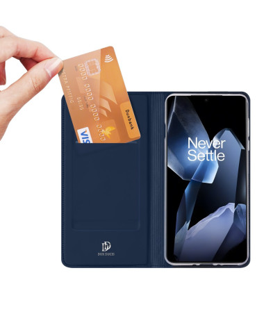 Étui OnePlus 13 Business Effet Satiné Bleu marine - photo 8