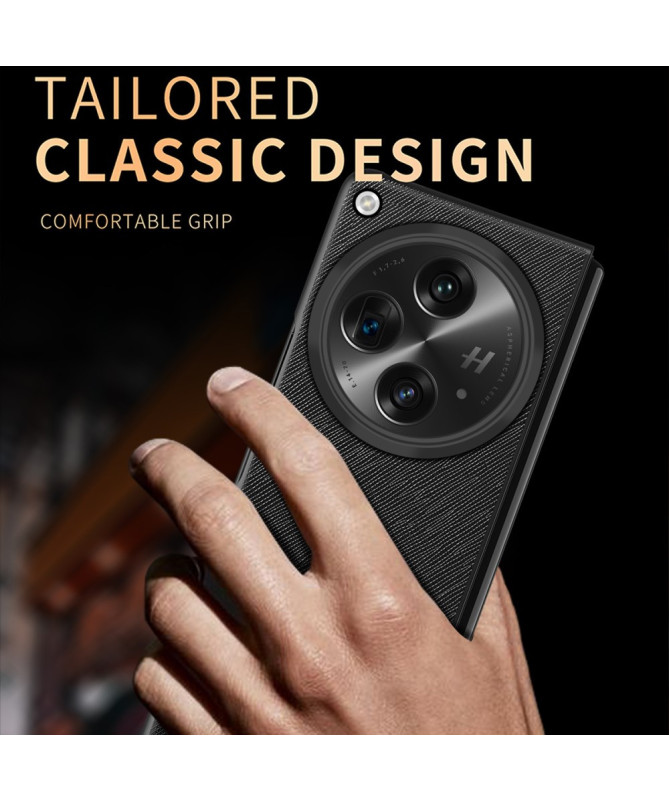 ELSTRUKTUR - Étui Cuir Croisé pour OnePlus Open