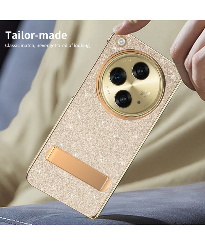 GLIMRAKE - Coque OnePlus Open Scintillante avec Support