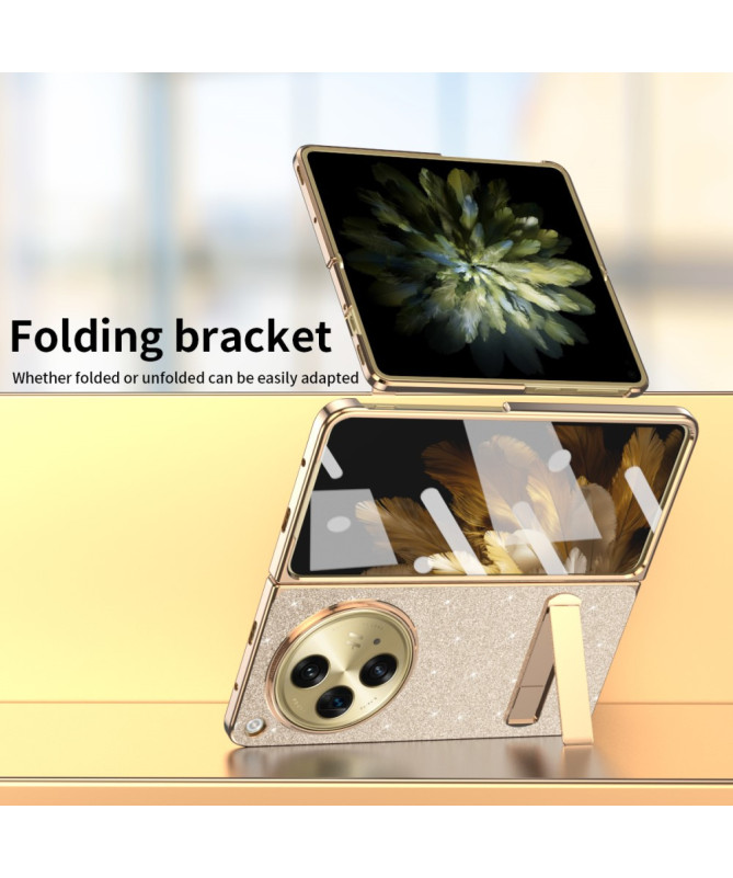 GLIMRAKE - Coque OnePlus Open Scintillante avec Support