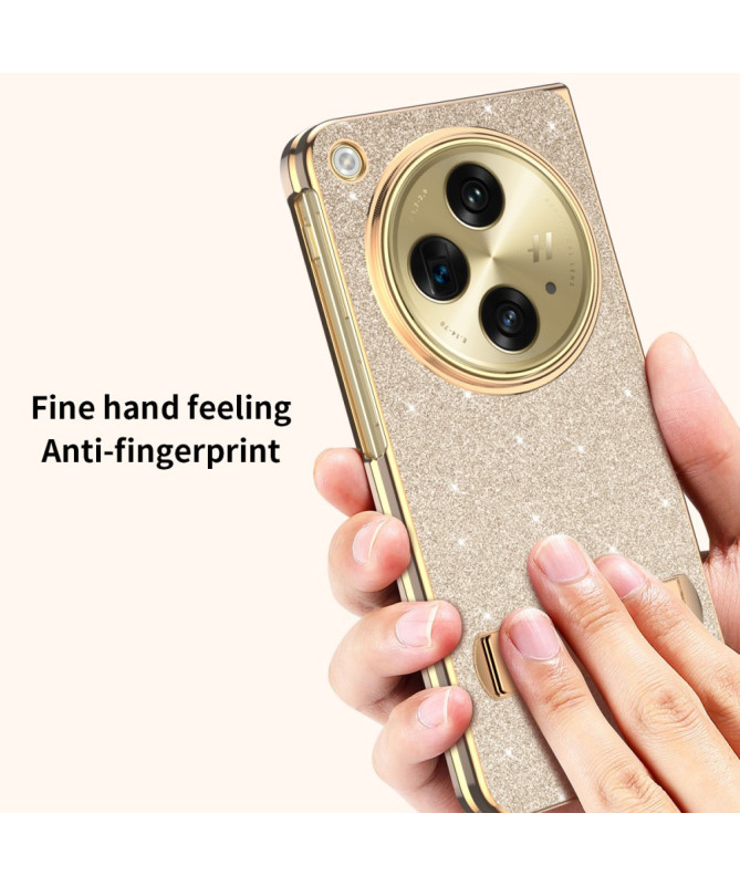 GLIMRAKE - Coque OnePlus Open Scintillante avec Support