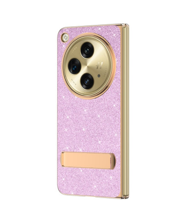 GLIMRAKE - Coque OnePlus Open Scintillante avec Support Rose - photo 12