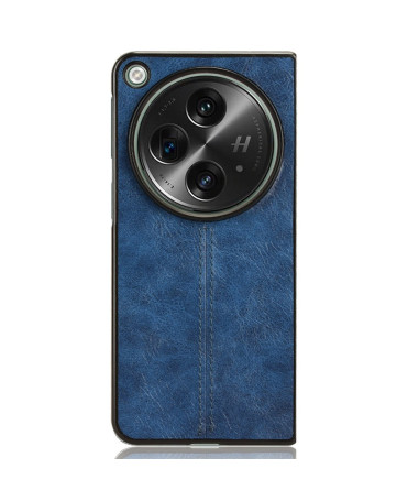 BÄLD - Coque pour OnePlus Open style cuir Bleu marine - photo 7