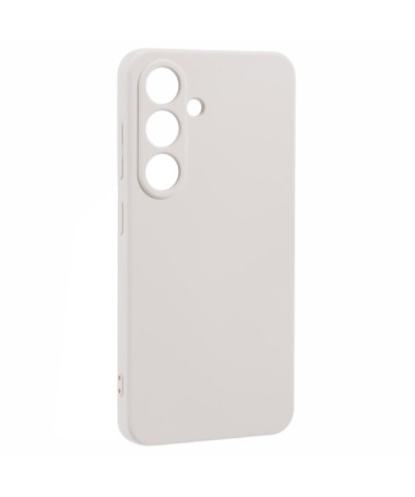 LINDVIK - Coque Samsung Galaxy S25 - Protection Douce et Anti-Rayures Blanc - photo 16