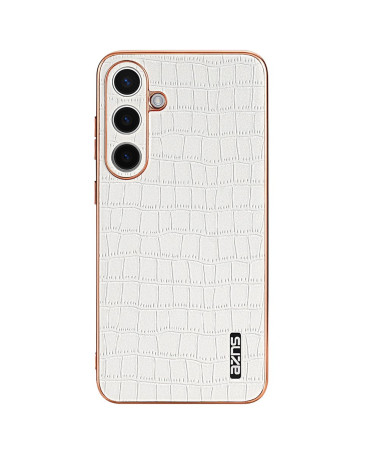 Titelik - Coque Samsung Galaxy S25 Crocodile Blanc - photo 10