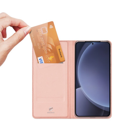 Étui Samsung Galaxy S25 Business Effet Satiné Or Rose - photo 14