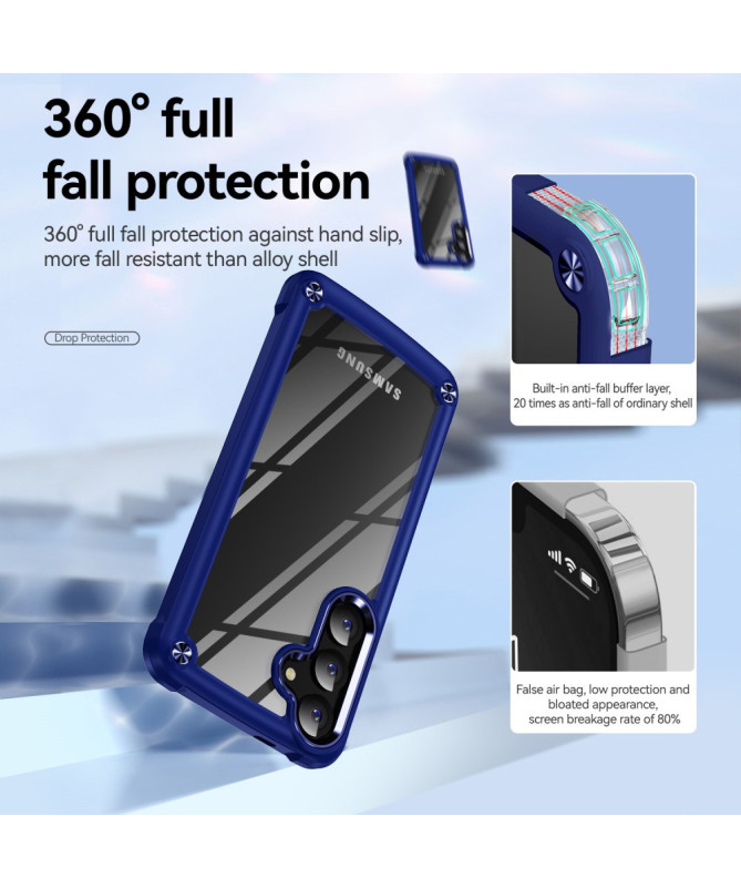 Guardex - Coque Samsung Galaxy S25 avec cadre d'objectif