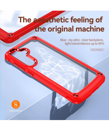 Guardex - Coque Samsung Galaxy S25 avec cadre d'objectif Rouge - photo 19