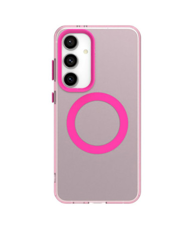 Candy - Coque Samsung Galaxy S25 Transparente Compatible MagSafe Magenta - photo 15