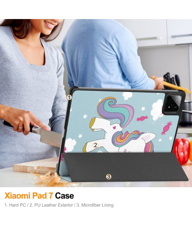 Étui Xiaomi Pad 7 / 7 Pro Licorne Enchantée