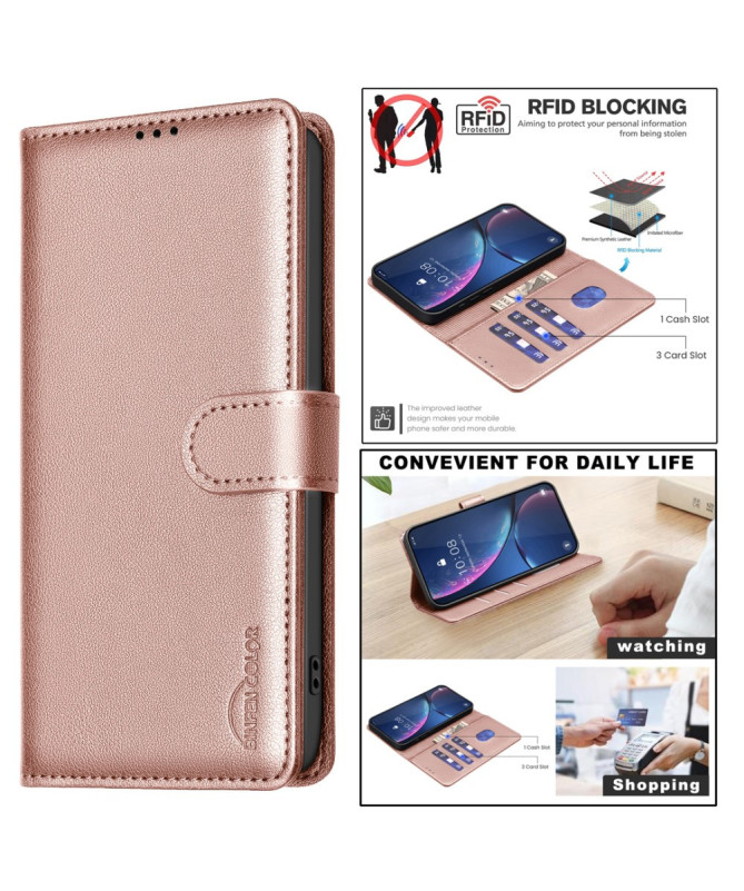 BF32 - Housse Xiaomi 15 Porte-Cartes en Simili Cuir