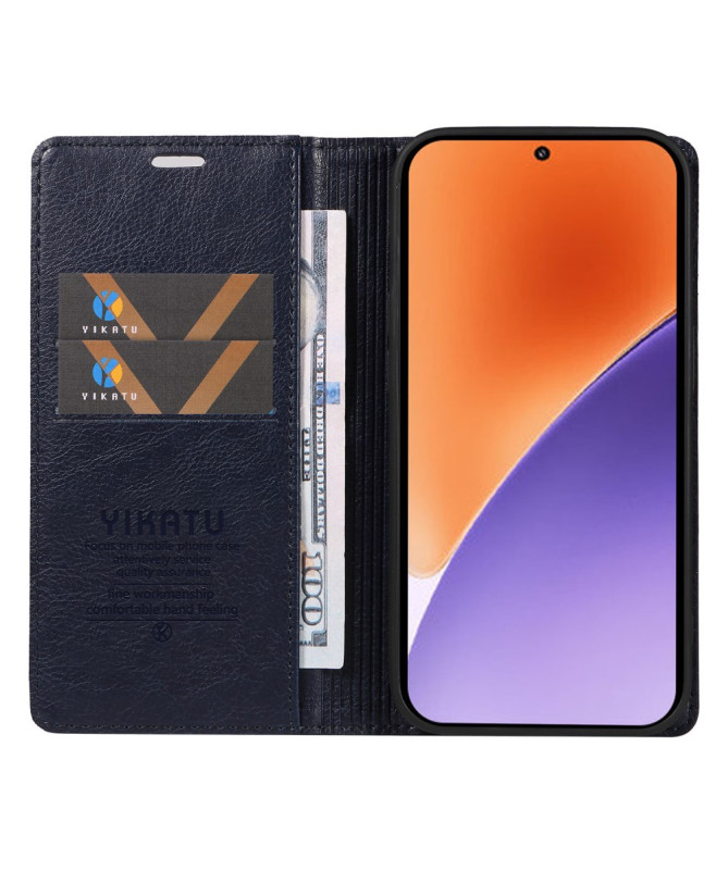 Volgren - Étui en Simili Cuir Magnétique pour Xiaomi 15