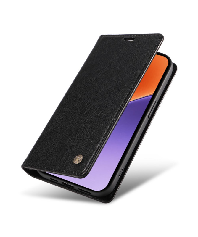 Volgren - Étui en Simili Cuir Magnétique pour Xiaomi 15