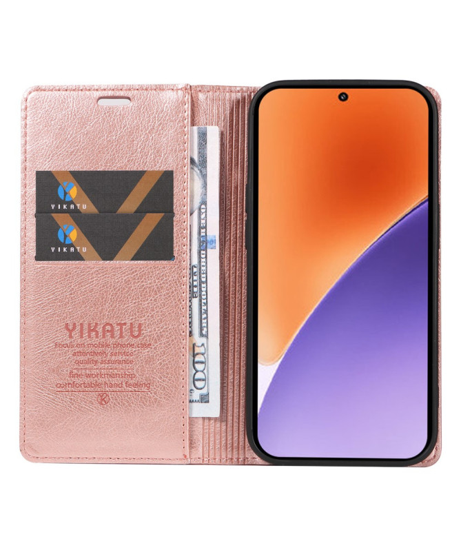 Volgren - Étui en Simili Cuir Magnétique pour Xiaomi 15