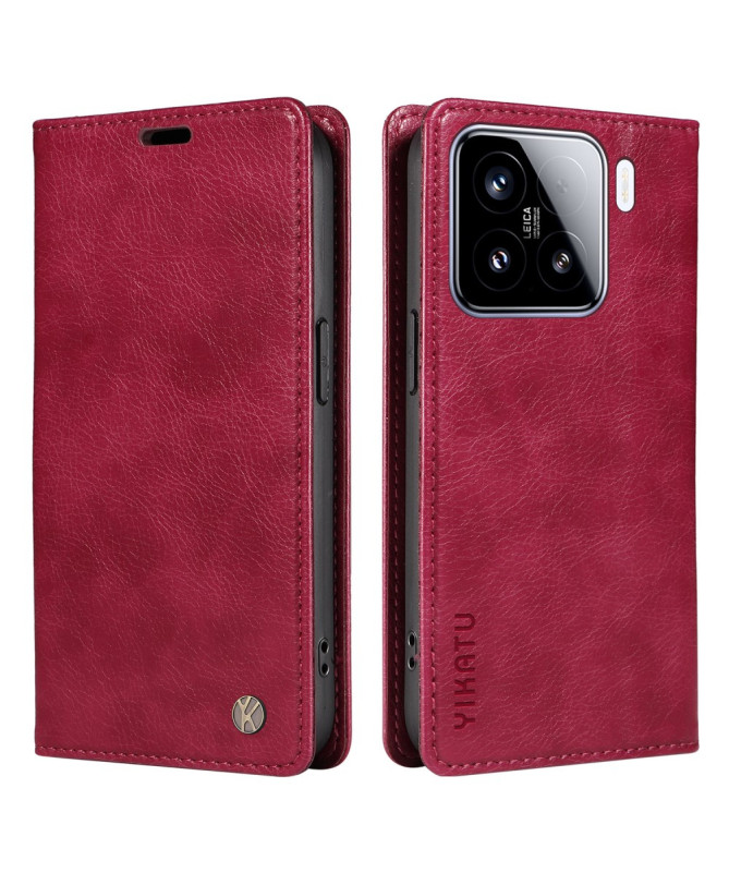 Volgren - Étui en Simili Cuir Magnétique pour Xiaomi 15