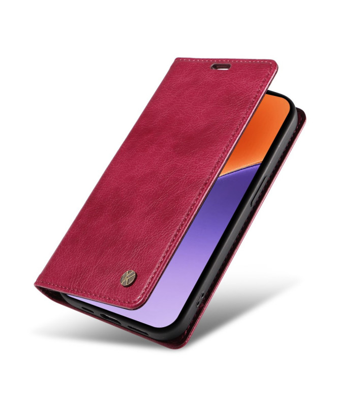 Volgren - Étui en Simili Cuir Magnétique pour Xiaomi 15