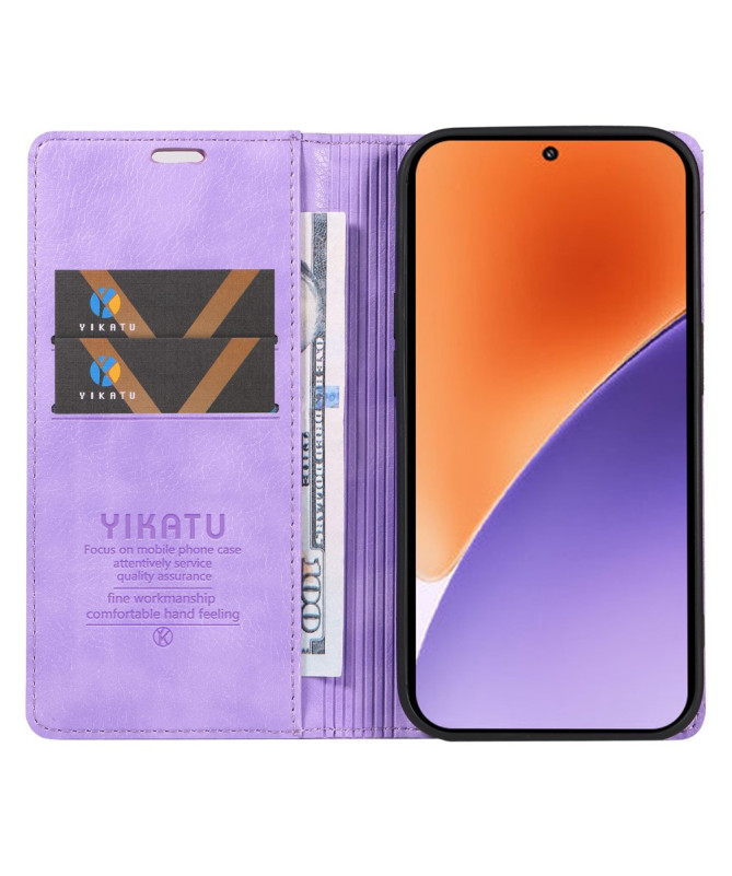 Volgren - Étui en Simili Cuir Magnétique pour Xiaomi 15