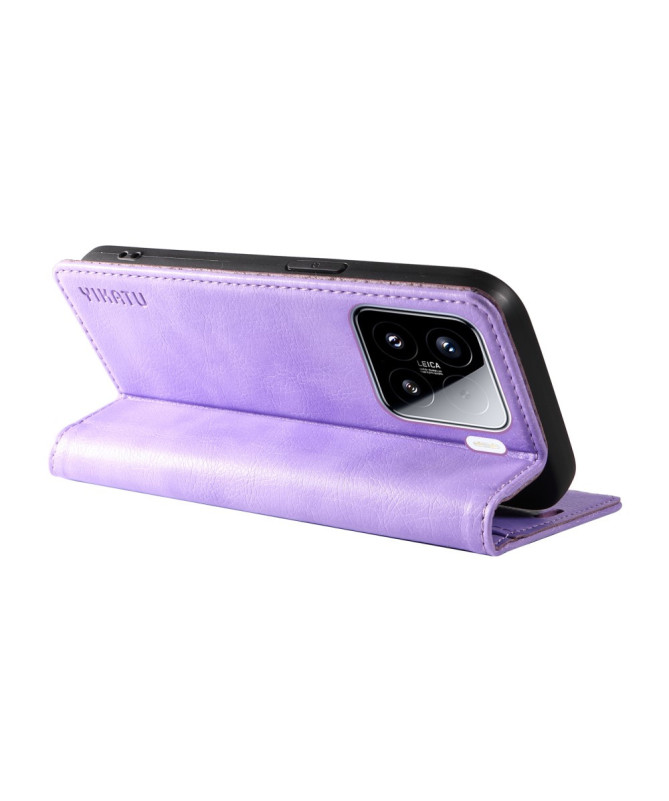 Volgren - Étui en Simili Cuir Magnétique pour Xiaomi 15