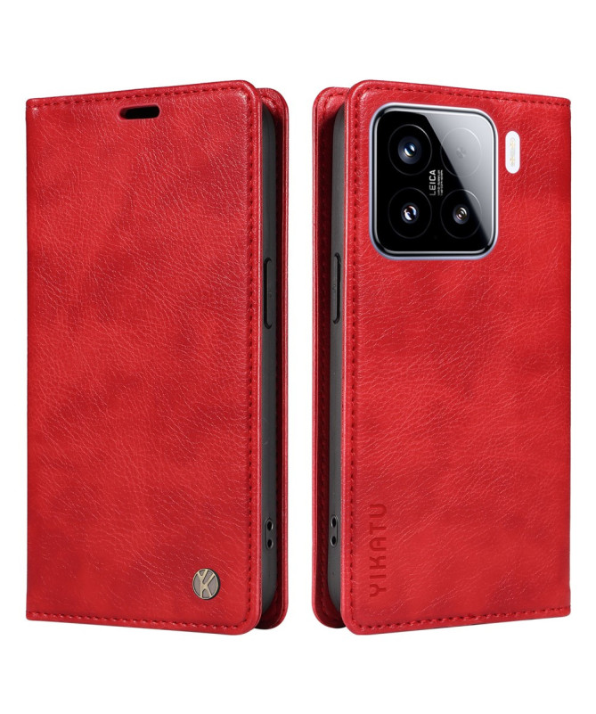 Volgren - Étui en Simili Cuir Magnétique pour Xiaomi 15