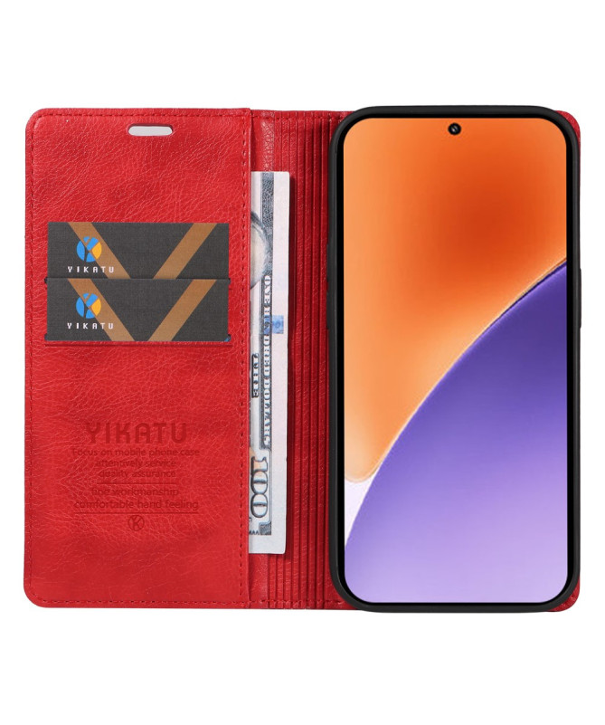 Volgren - Étui en Simili Cuir Magnétique pour Xiaomi 15