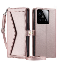 Väska - Housse Portefeuille avec Bandoulière pour Xiaomi 15