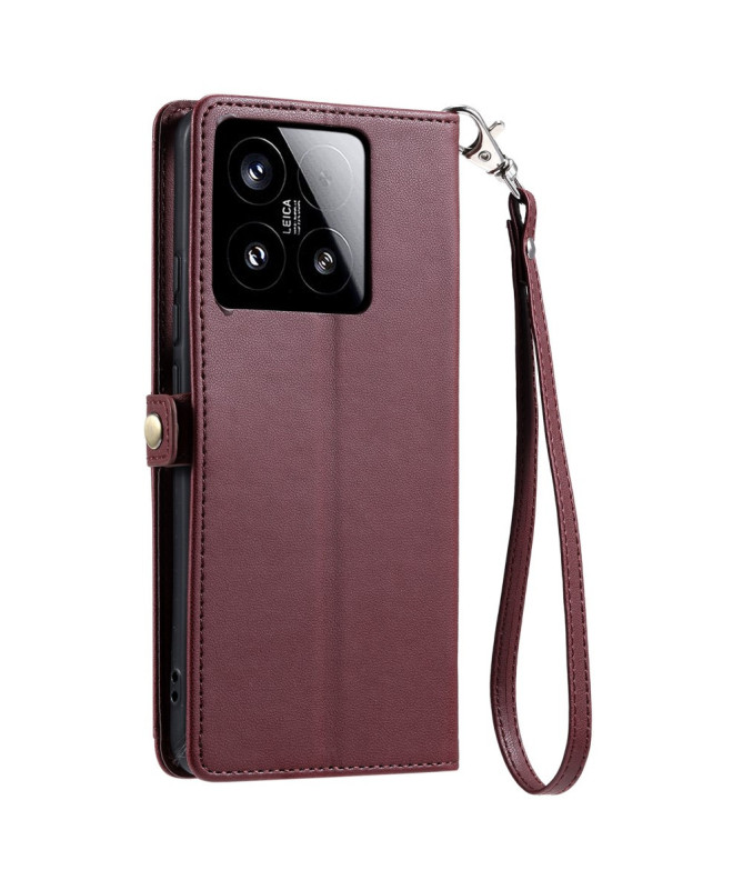 Väska - Housse Portefeuille avec Bandoulière pour Xiaomi 15