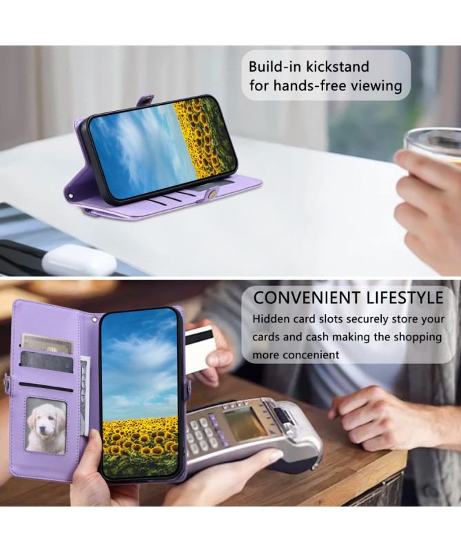 Väska - Housse Portefeuille avec Bandoulière pour Xiaomi 15