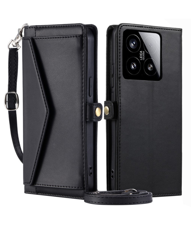 Väska - Housse Portefeuille avec Bandoulière pour Xiaomi 15