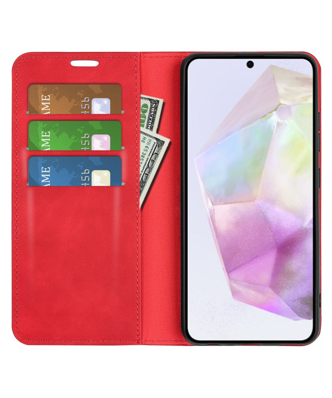 Siden - Étui Samsung Galaxy A36 5G Style Cuir Fonction Stand