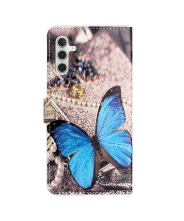 Housse Samsung Galaxy A36 5G Papillons Bleus