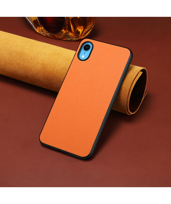 Verduno - Coque iPhone XR en Similicuir Texturé