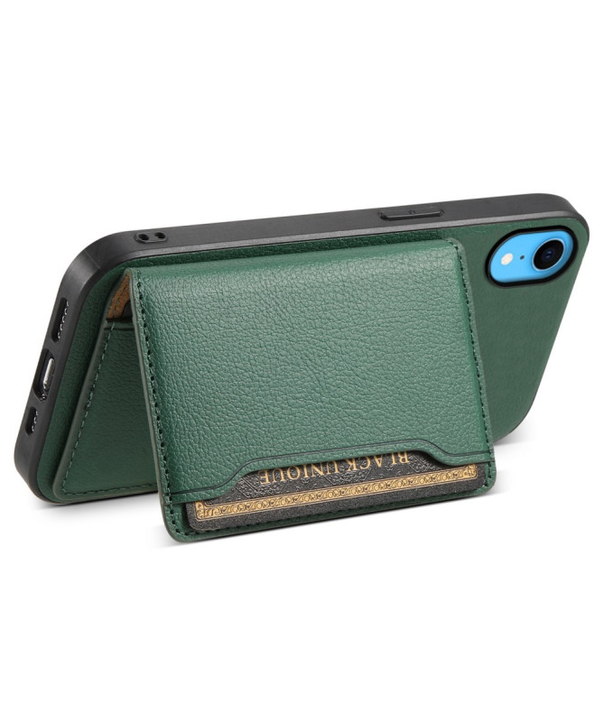 Verduno - Coque iPhone XR en Cuir Texturé Porte cartes