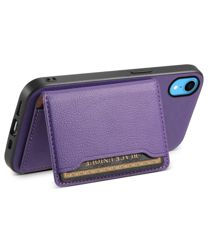 Verduno - Coque iPhone XR en Cuir Texturé Porte cartes