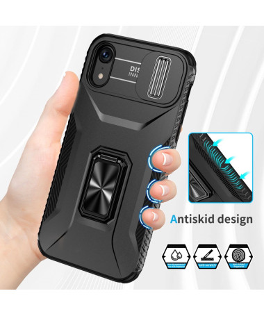 Titan Grip - Coque iPhone XR avec Support Anneau