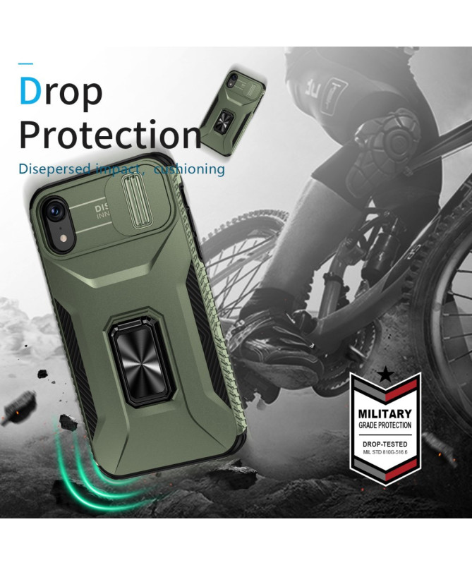 Titan Grip - Coque iPhone XR avec Support Anneau