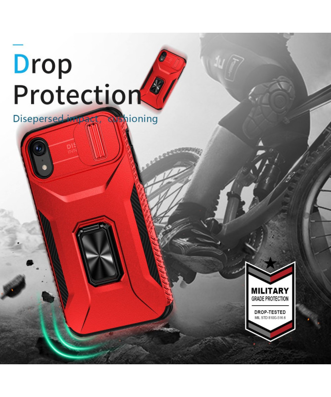 Titan Grip - Coque iPhone XR avec Support Anneau