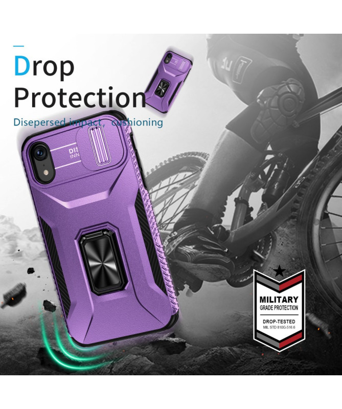 Titan Grip - Coque iPhone XR avec Support Anneau