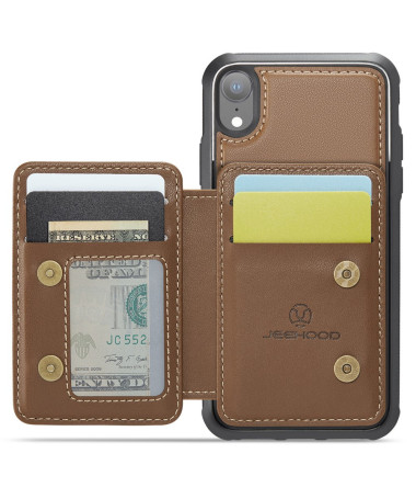 Carrilo - Coque iPhone XR avec Porte-Cartes Magnétique