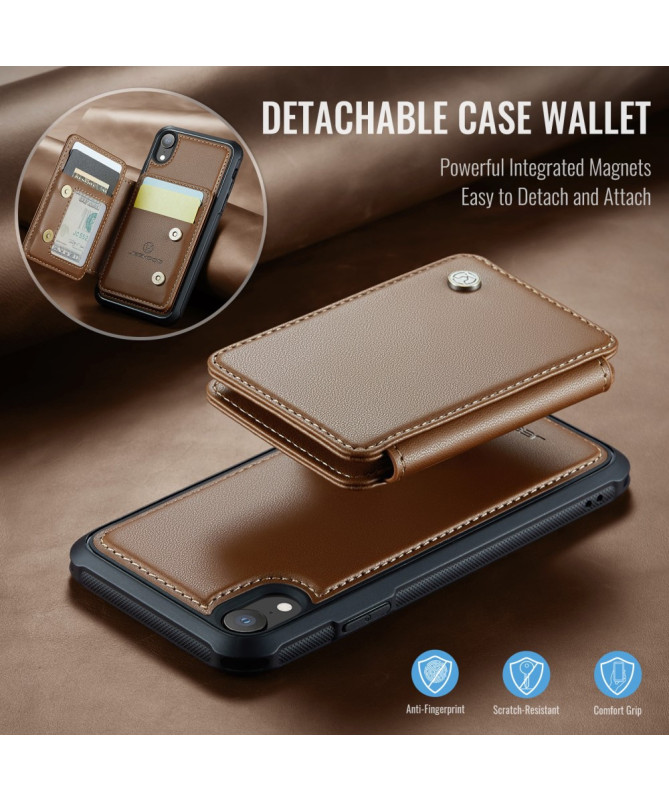 Carrilo - Coque iPhone XR avec Porte-Cartes Magnétique